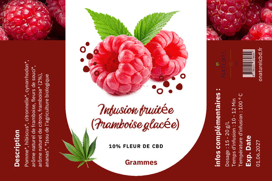 ❄️ Infusion Fruitée – (Framboise glacée) 🍍